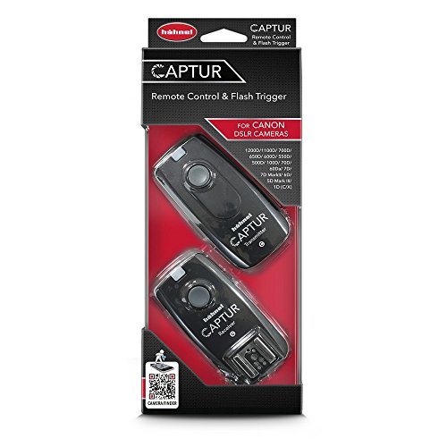 Product Cover Hahnel HL -CAPTUR C Captur Remote Camera/Flash Trigger, Transmitter/Receiver for Canon, Black