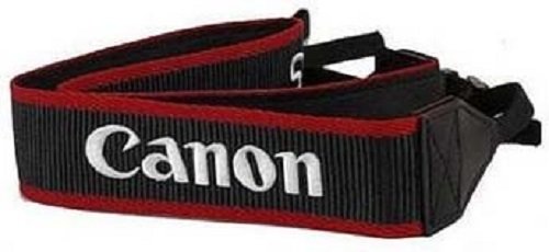 Product Cover Genuine Original OEM Canon Red 1 Width Neck Strap for Canon EOS and EOS Rebel Series DSLR Cameras