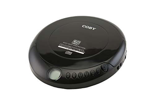 Product Cover Coby Portable Compact Anti-Skip CD Player - Lightweight & Shockproof Music Disc Player w/ Pro-Quality Earbuds - For Kids & Adults - Home Car & Travel