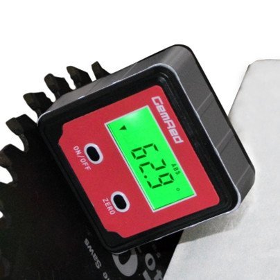 Product Cover GemRed 82412 Mini Digital Level Angle Gauge Angle Finder Protractor Inclinometer Aluminum Framework with Magnet
