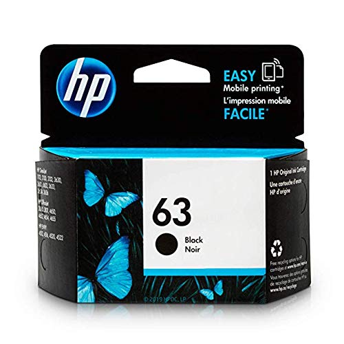 Product Cover HP 63 | Ink Cartridge | Black | F6U62AN