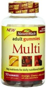 Product Cover Nature Made Multi Adult Gummies, Orange, Cherry & Mixed Berry 90 ea (Pack of 2)