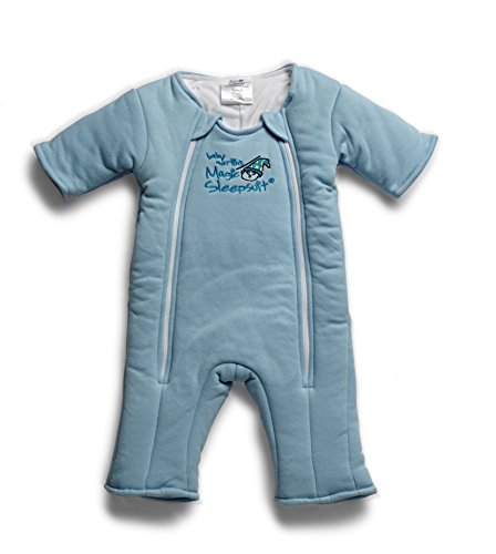 Product Cover Baby Merlin's Magic Sleepsuit - Swaddle Transition Product - Cotton-Blue-3-6 Months