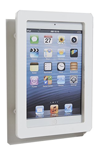 Product Cover POS IN CLOUD TABcare White Acrylic Security Anti-Theft VESA Enclosure for iPad Mini 1/2/3 with Wall Mount Kit