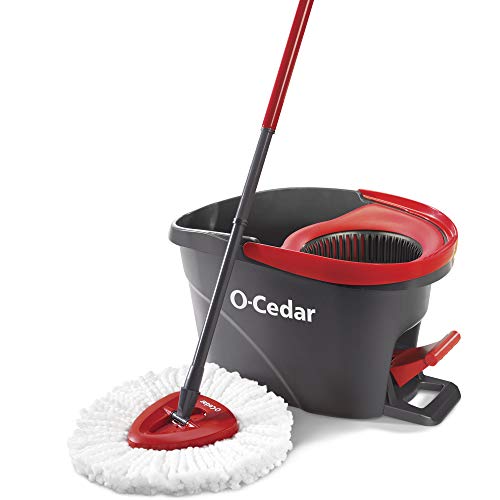 Product Cover O-Cedar EasyWring Microfiber Spin Mop, Bucket Floor Cleaning System