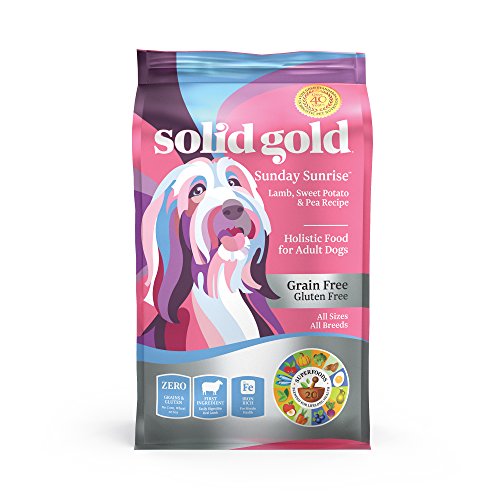 Product Cover Solid Gold - Sunday Sunrise Lamb, Sweet Potato & Pea Recipe - Grain Free & Gluten Free - Holistic Adult Dry Dog Food - 24lb Bag
