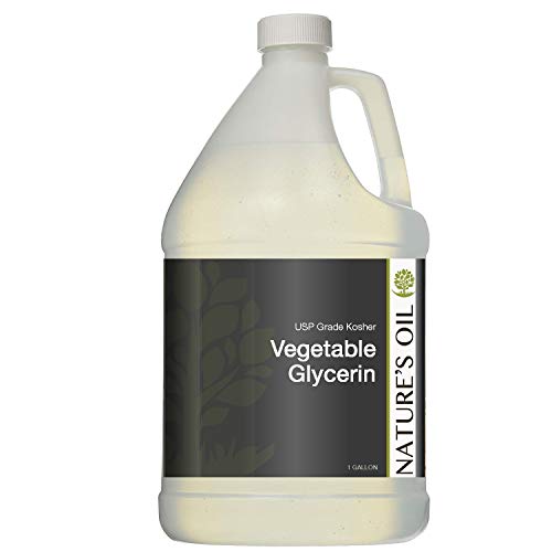 Product Cover Nature's Oil (USP Grade-Kosher) Vegetable Glycerin 100% Pure (10 lbs) Gallon