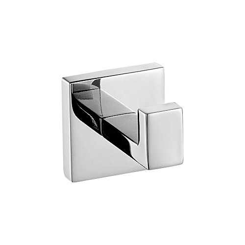 Product Cover Leyden Wall Mount Kitchen Chrome Finish Stainless Steel Material Single Robe Hooks