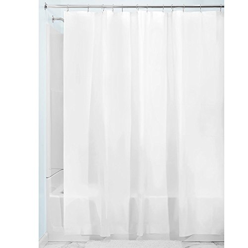 Product Cover iDesign Mildew-Free PEVA 3 Gauge Shower Liner, Long 72 x 84, White