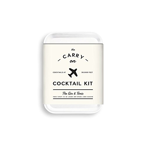Product Cover W&P MAS-CARRYKIT-GT Carry on Cocktail Kit, Gin and Tonic, Travel Kit for Drinks on the Go, Craft Cocktails, TSA Approved