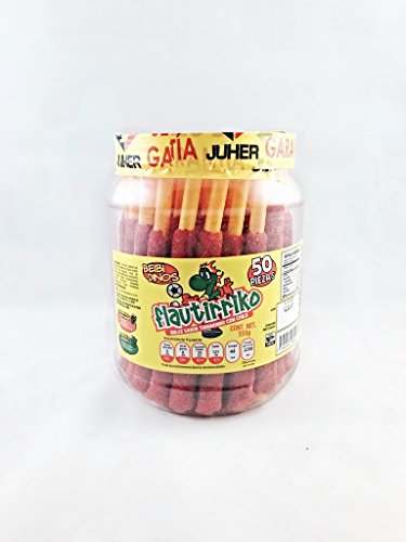 Product Cover Flautirriko Tarugos Tamarindo Tamarind Candy Sticks 50 Pcs 550g Always Fresh