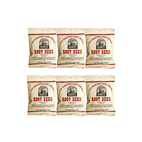 Product Cover Claeys Old Fashioned Hard Candy - 6 Pack - Root Beer - Since 1919