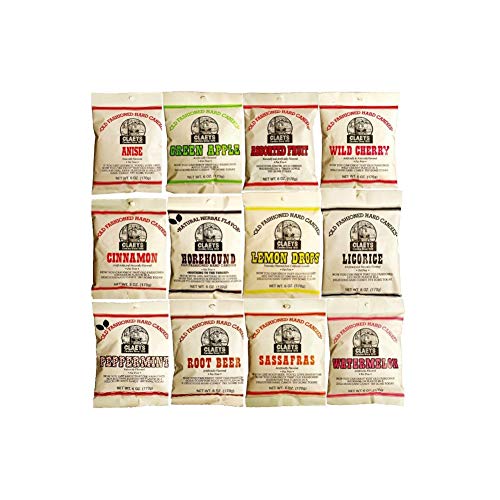 Product Cover Claeys Old Fashioned Hard Candy - Variety 12 Pack - All Flavors - Since 1919