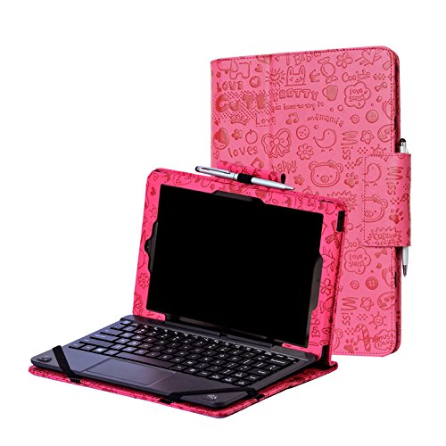Product Cover i-unik CASE for RCA 10 Viking Pro 10.1 & Compatible RCA 10 Viking II Tablet PC [NOT FIT 2019 Model] - (Cute Pink)