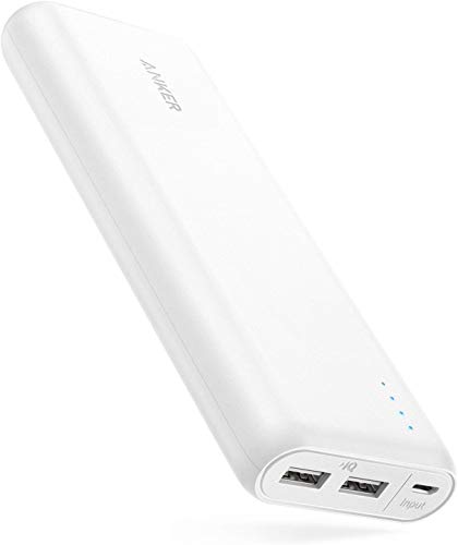 Product Cover Anker Portable Charger PowerCore 20100mAh - Ultra High Capacity Power Bank with 4.8A Output, External Battery Pack for iPhone, iPad & Samsung Galaxy & More (White)