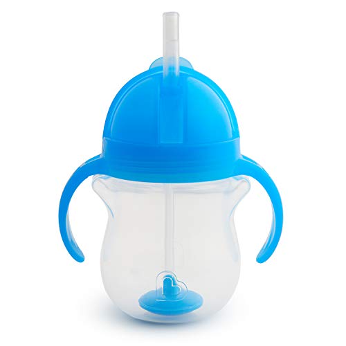 Product Cover Munchkin Click Lock Weighted Straw Cup, 7 Ounce, Blue, Pack of 1