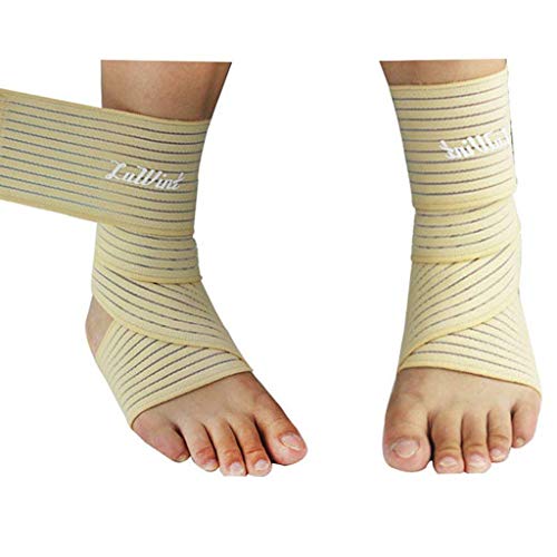 Product Cover Luwint High Elasticity Compression Bandage, Ankle Wrist Knee Calf Thigh Wraps Support for Sports Gym Weightlifting Fitness Running Pain Relief, 1 Pair