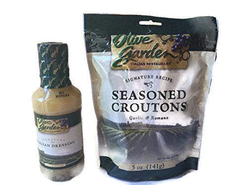 Product Cover Olive Garden's Signature Italian Salad Dressing and Seasoned Croutons - Bundle