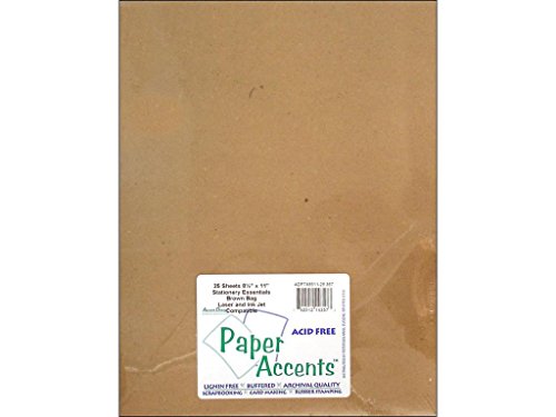 Product Cover Accent Design Paper Accents Lite Stock 8.5x11 LiteStk Rec BrownBag