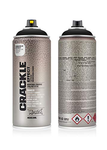 Product Cover Montana Cans MXE-C9017 Montana Crackle 400 ml Color, Traffic Black Spray Paint,