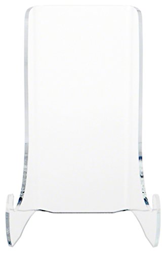 Product Cover Plymor Clear Acrylic Flat Back Easel with Shallow Support Ledges, 6