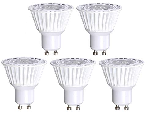 Product Cover 5 Pack Bioluz LED GU10 50W Equivalent (Uses only 6.5 watts) Dimmable 3000K 120v UL Listed