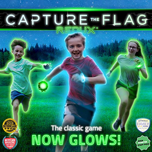 Product Cover Capture the Flag REDUX: The Original Glow-in-The-Dark Outdoor Game for Birthday Parties, Youth Groups and Team Building - a Unique Gift for Teen Boys & Girls
