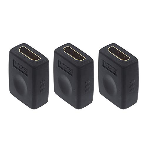 Product Cover VCE 3 Pack HDMI Female To Female Coupler Gold Plated High Speed HDMI Female Adaptor