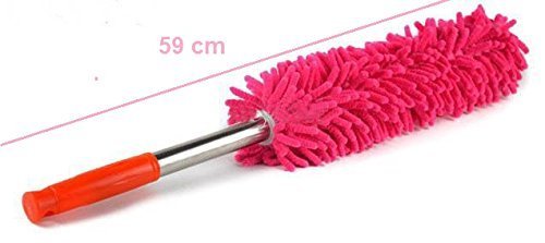 Product Cover Electomania And-Generic 1 Piece Multipurpose Microfiber Cleaning Duster With Extendable Telescopic Wall Hanging Handle