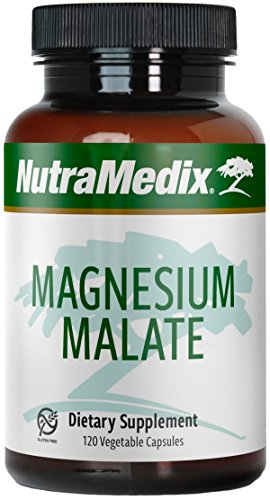 Product Cover NutraMedix Magnesium Malate - Bioavailable Magnesium Capsules (120 Vegetarian Capsules)