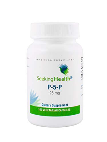 Product Cover Seeking Health | P-5-P (pyridoxal 5'-Phosphate) | 25 mg Active Vitamin B6 Supplement | 100 Vegetarian Capsules