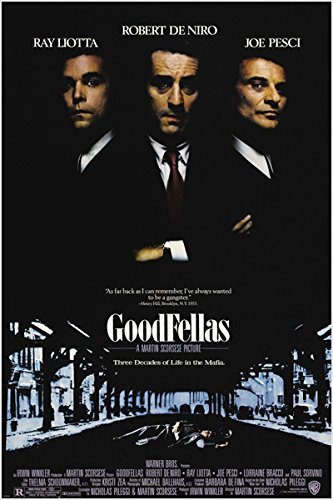 Product Cover GOODFELLAS classic movie poster ITALIAN MAFIA murder corruption PRIZED 24X36 (reproduction, not an original)
