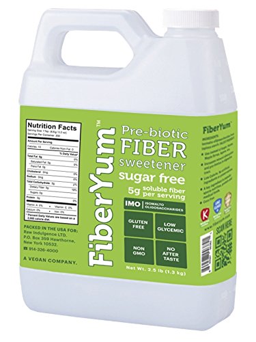 Product Cover Fiber Yum Non-GMO, Corn-Free, Pre-Biotic Fiber IMO Syrup Sweetener - 2.5 Pound
