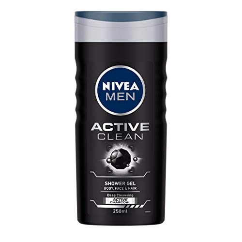 Product Cover Nivea Men Active Clean Shower Gel, 250ml