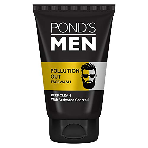 Product Cover Pond's Men Pollution Out Activated Charcoal Deep Clean Facewash, 100 g