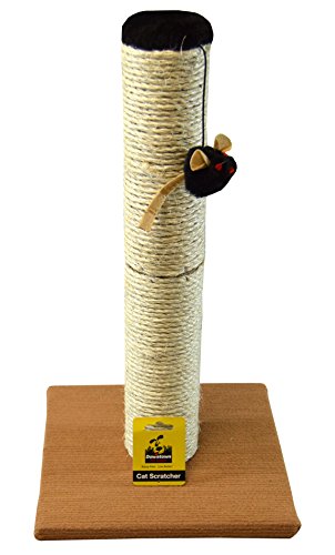 Product Cover Downtown Pet Supply Deluxe Interactive Cat Scratching Sisal Posts Tree and Exerciser for Kitty, Interactive Cat Toys (Regular Post)