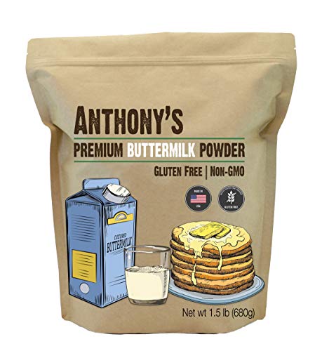 Product Cover Anthony's Premium Buttermilk Powder, 1.5lb, Gluten Free, Non GMO, Made in USA, Keto Friendly, Hormone Free