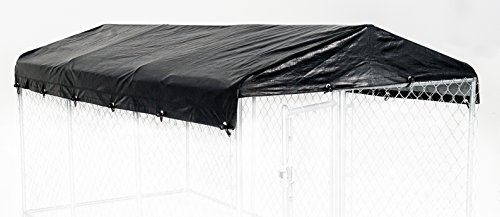 Product Cover Dog Kennel Cover - WeatherGuard Large All Season Dog Run Cover & Roof - Perfect Fit for Lucky Dog 5ft. X 15ft. Outdoor Cages and Pens (5ft. X 15ft)