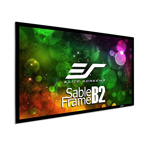 Product Cover Elite Screens Sable Frame B2, 120-INCH Diag. 16:9, Active 3D 4K / 8K Ultra HD Fixed Frame Home Theater Projection Projector Screen with Kit, SB120WH2