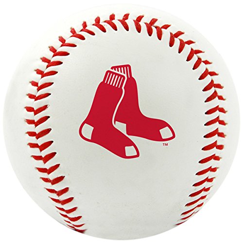 Product Cover Rawlings MLB Boston Red Sox Team Logo Baseball, Official, White