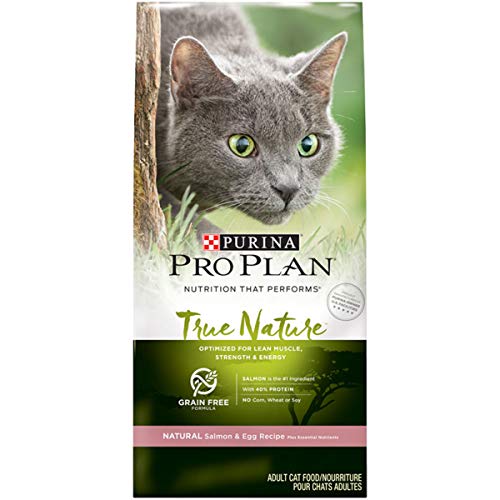 Product Cover Purina Pro Plan Grain Free, Natural Dry Cat Food, TRUE NATURE Natural Salmon & Egg Recipe - 6 lb. Bag