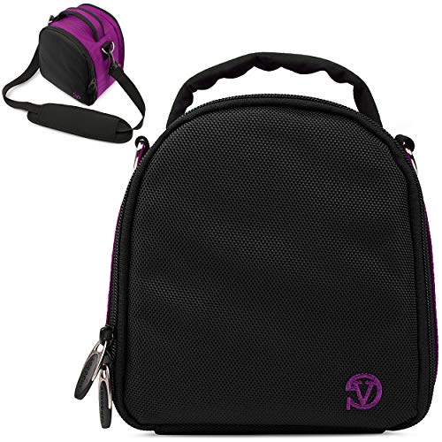 Product Cover VanGoddy Laurel Plum Purple Carrying Case Bag for Panasonic LUMIX Series Cameras