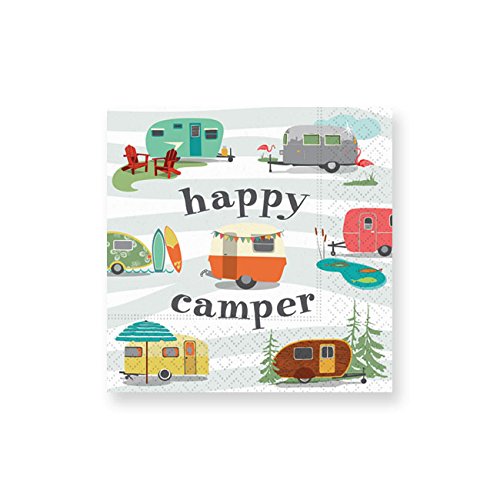 Product Cover Design Design 624-07358 Happy Camper Cocktail Napkins, 5