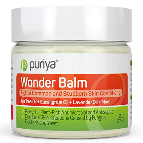 Product Cover Puriya Tea Tree Oil Balm, Apply to Feet, Between Toes, Groin, Fast-Acting Relief for Itchy, Burning, Stinging Skin Developed in Warm Moist Conditions. Extra Strength Plant-Rich Formula for Athletes