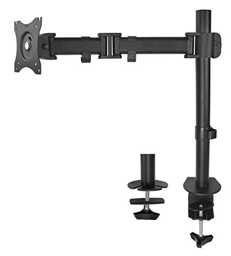 Product Cover VIVO Single Monitor Desk Mount, Fully Adjustable Articulating Stand for 1 LCD Screen up to 32 inches (STAND-V001M)