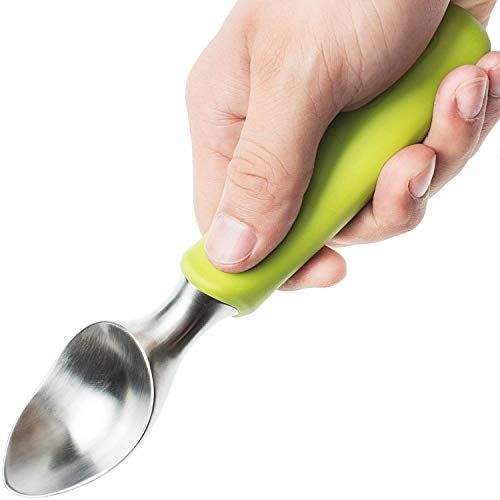 Product Cover SUMO Ice Cream Scoop: Solid Stainless Steel. Dishwasher Safe (Green)