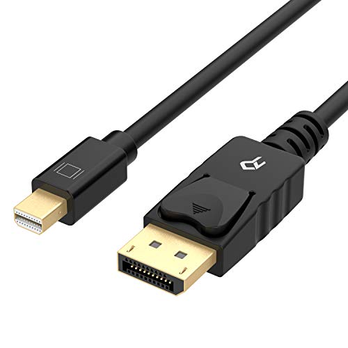 Product Cover Rankie Mini DisplayPort to DisplayPort Cable, Mini DP to DP, 4K Ready, Gold Plated, 6 Feet