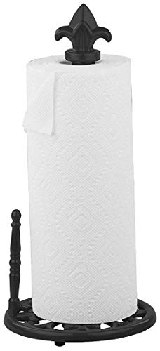 Product Cover Home Basics PH44395 Cast Iron Fleur De Lis Paper Towel