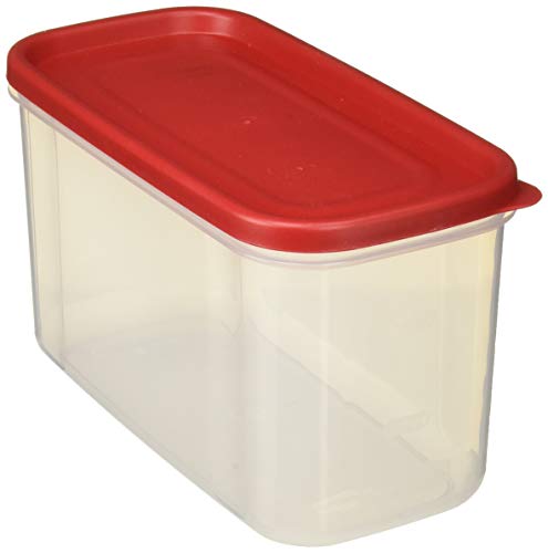 Product Cover Rubbermaid 711717430423 10-Cup Dry Food Container (Set of 2), 1, Clear