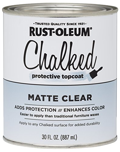 Product Cover Rust-Oleum 287722 Ultra Matte Interior Chalked Paint 30 oz, Clear